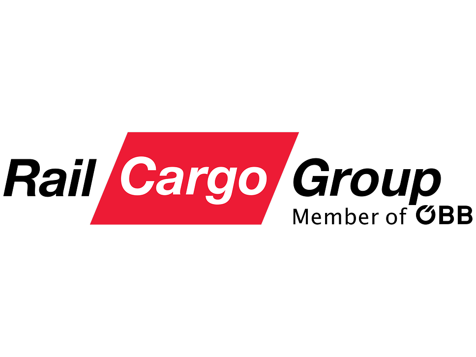 Rail Cargo Group Schriftzug auf weißem Grund